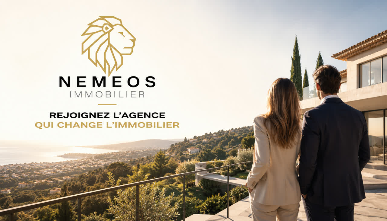 NEMEOS Immobilier recrute : conseillers et agents commerciaux sur la Côte d'Azur